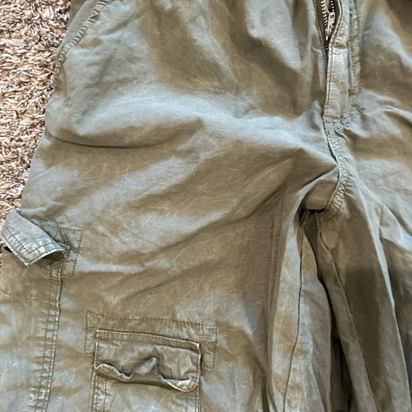 BDG Olive Green Elastic Waist Pants - Picture 2 of 4